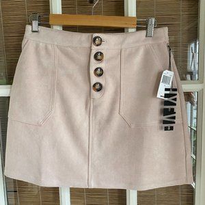 NWT! Faux Suede Midi Skirt